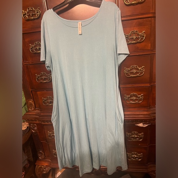 Zenana Outfitters Dresses & Skirts - Blue t shirt dress